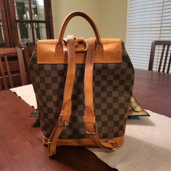Louis Vuitton Limited Edition Centenaire Damier Canvas Soho Backpack Bag.. w/COA - Picture 2 of 16